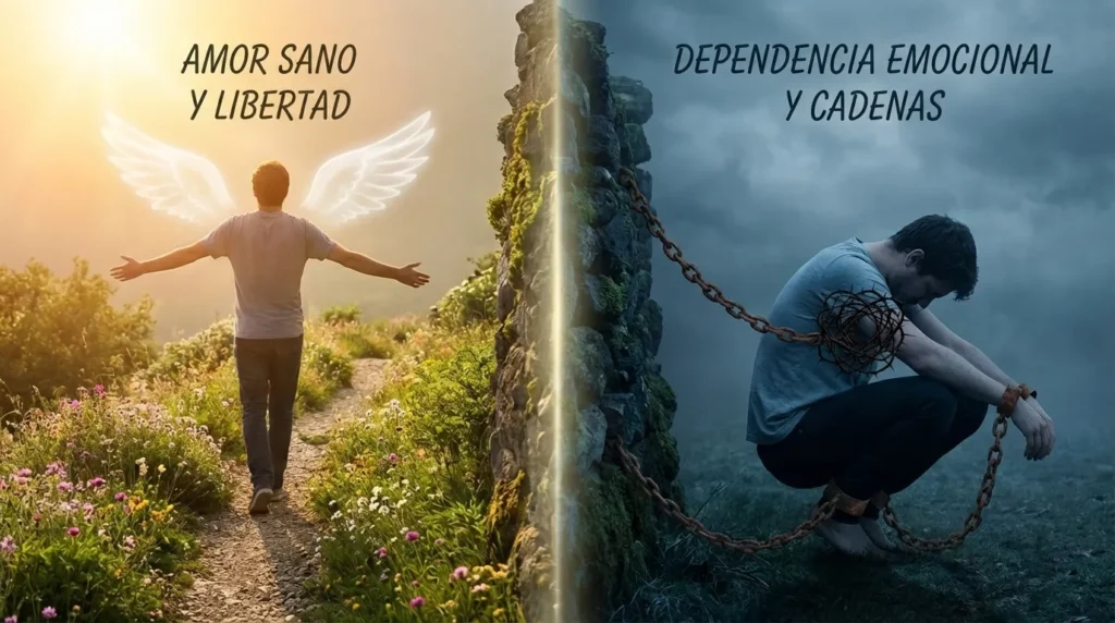 Diferencia entre amor sano y dependencia emocional en la pareja