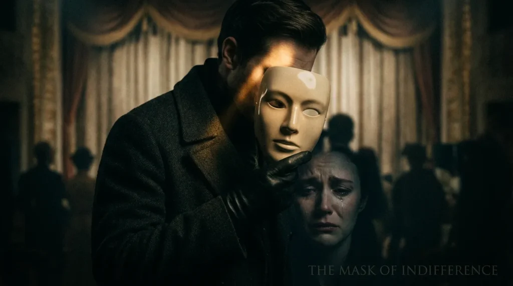 Máscara de indiferencia: tu ex finge que no le importas