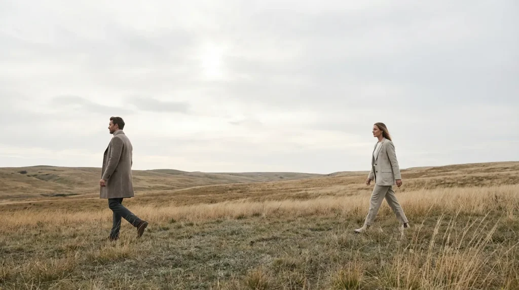 Si se aleja no lo busques: inversión de roles en la ruptura