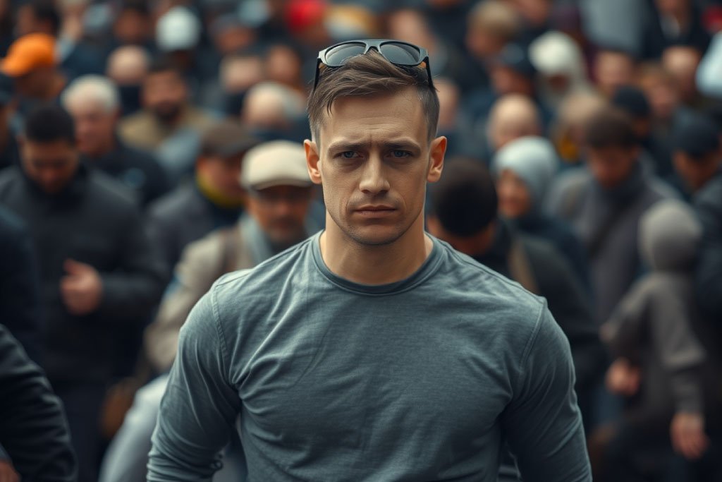 Persona manteniendo la calma y la indiferencia ante su ex pareja usando el método de la piedra gris.